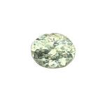 0.96ct natural green sapphire, oval cut, Ceylon origin – face-up view