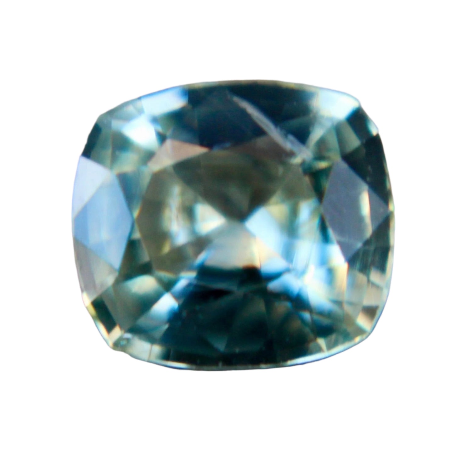1.04 Carat Natural Green Sapphire – Cushion Cut | Loose Unheated Sapphire from Ceylon | Sapphire Pal