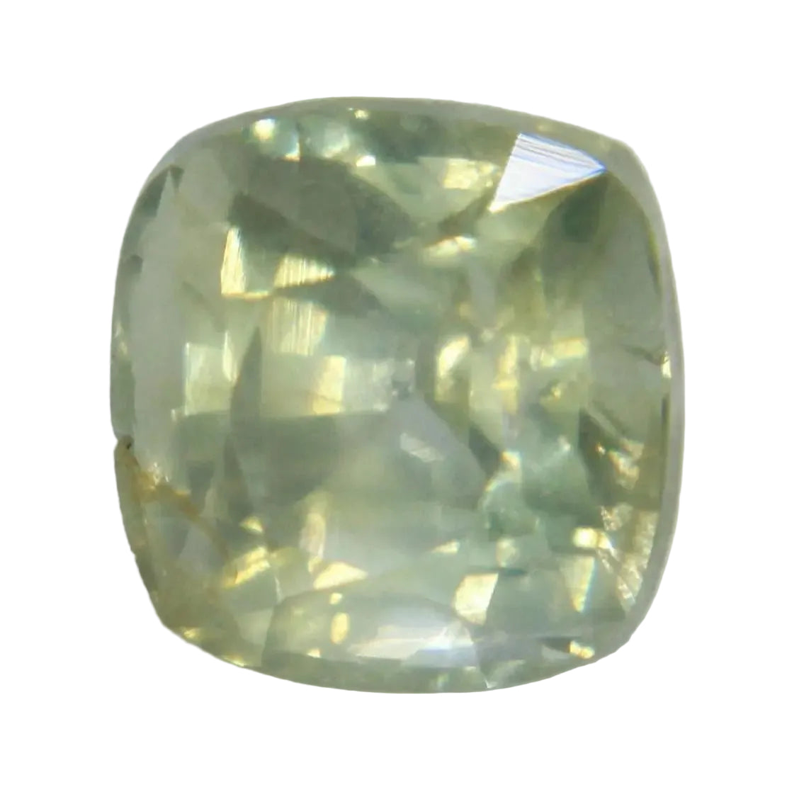 Natural green sapphire cushion cut 0.66 carat loose gemstone from Madagascar Sapphire Pal Australia