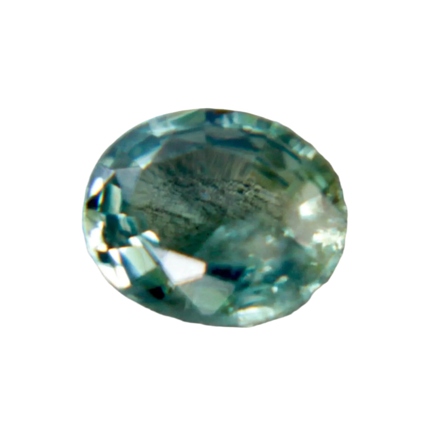 0.86ct Natural Green Sapphire – Oval Cut Unheated Gemstone | Sapphire Pal Australia

