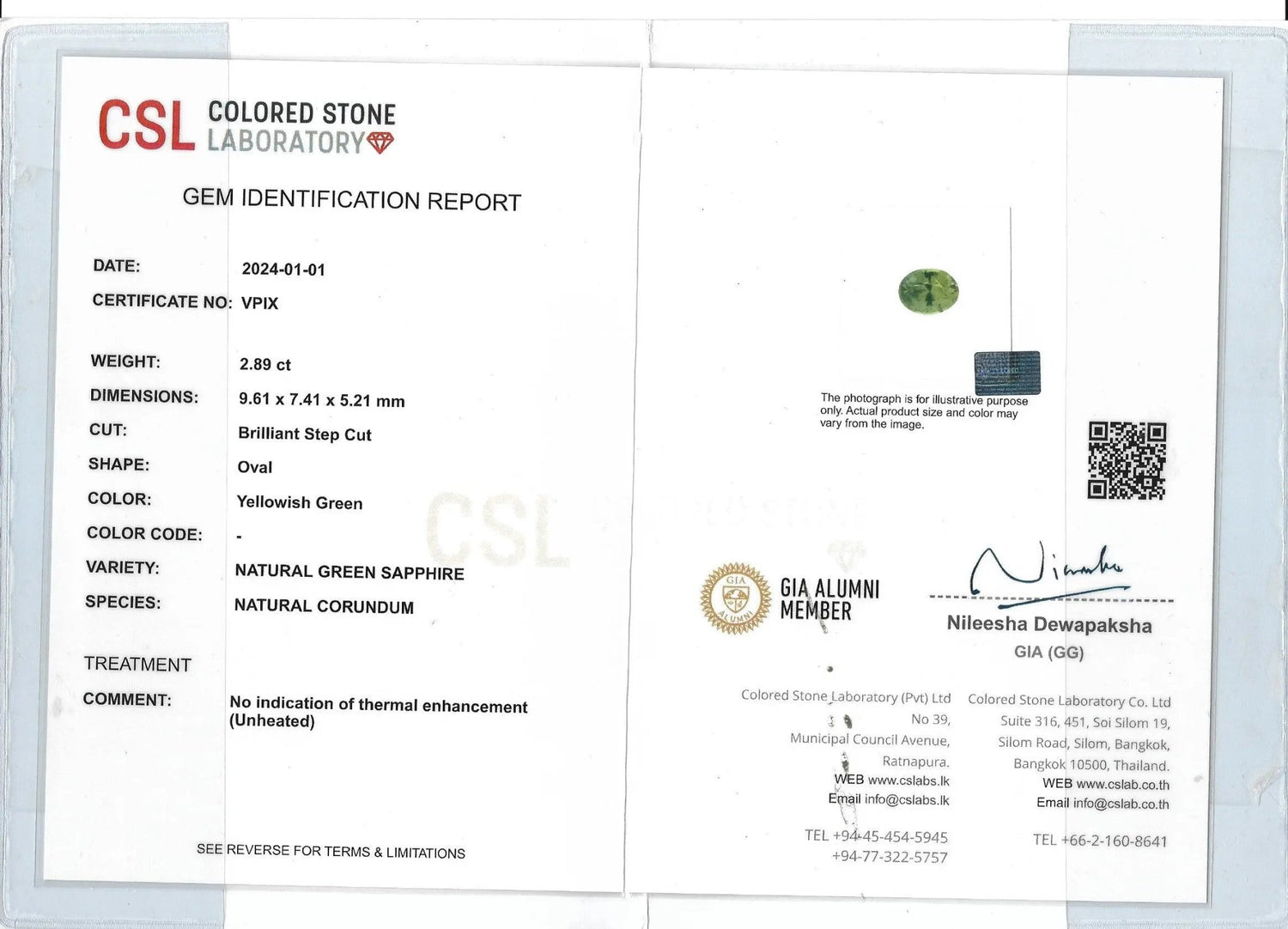 Natural Green Sapphire - Sapphirepal