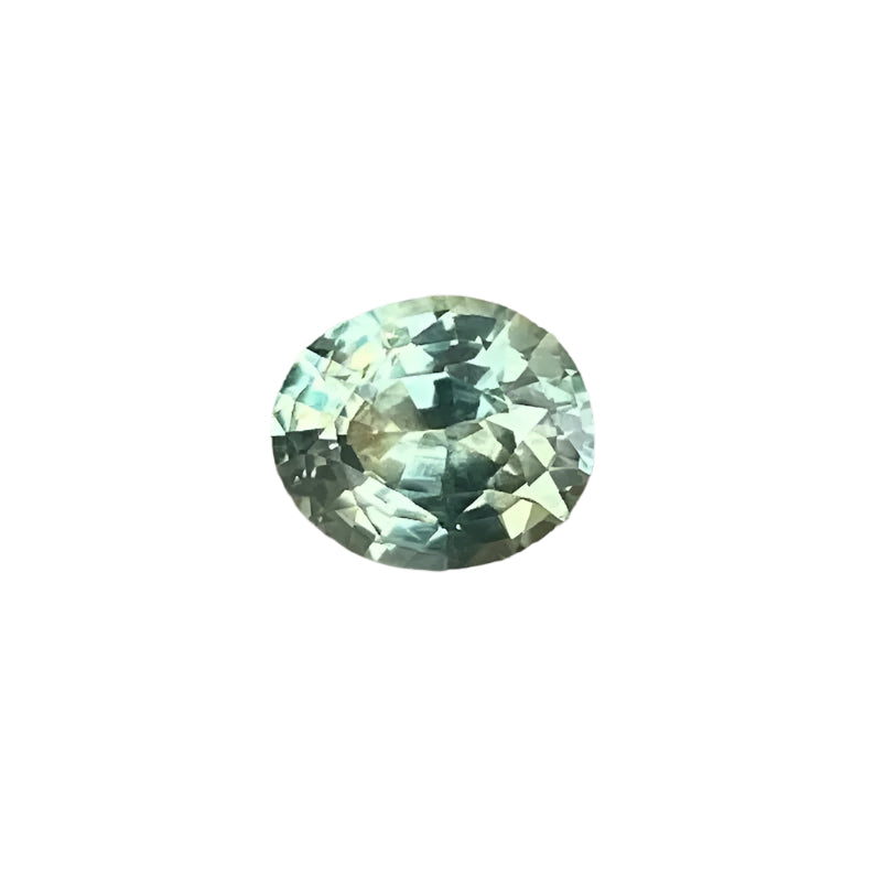 1.27 Carat Oval Cut Natural Green Sapphire from Madagascar – Eye Clean Loose Gemstone by Sapphire Pal

