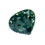 Pear-shaped Ceylon green sapphire, earth-sourced