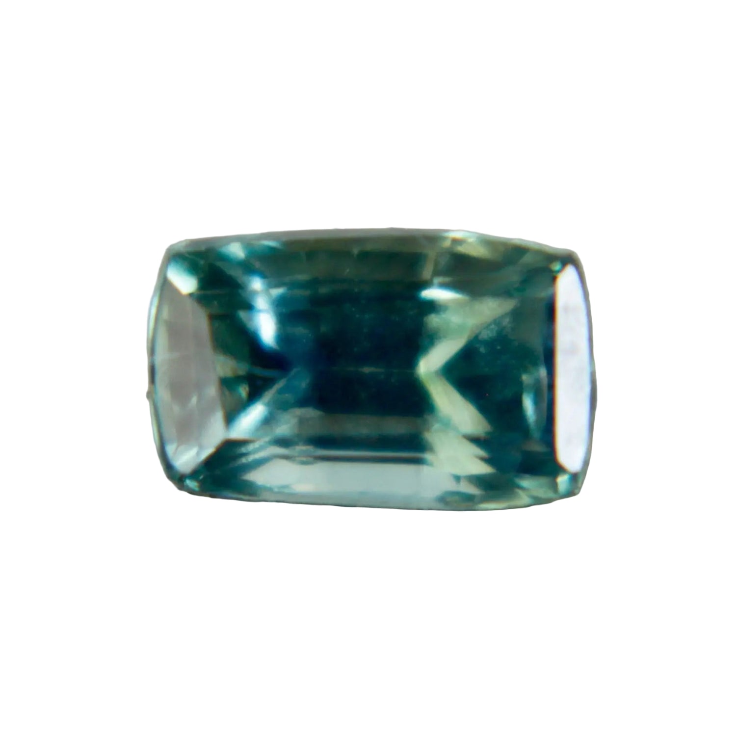 0.60ct Natural Green Sapphire, Madagascar origin, Cushion cut, Eye-Clean, Unheated — Sapphire Pal