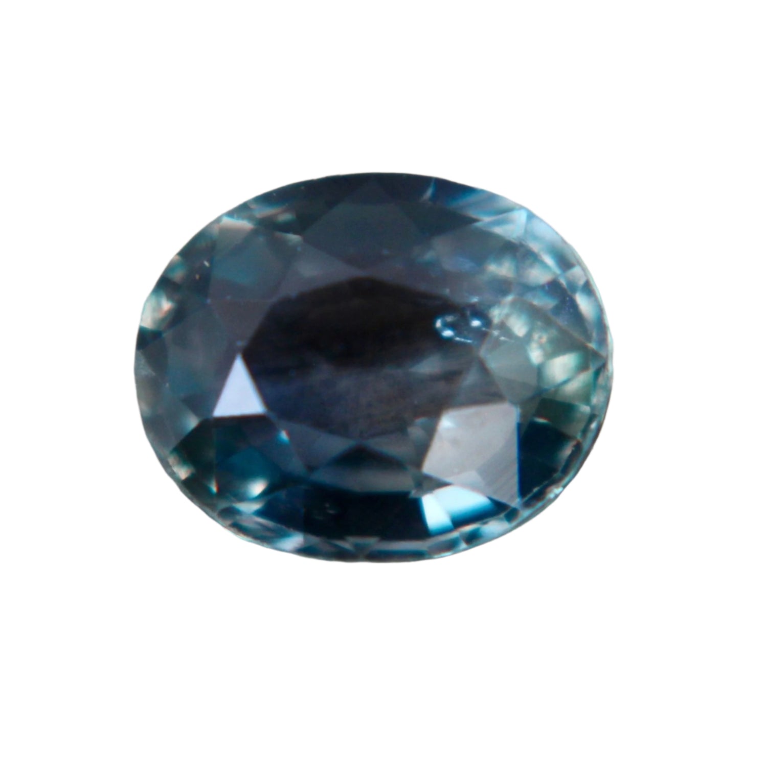1.66 Carat Natural Green Sapphire – Oval Cut Unheated Loose Gemstone from Madagascar

