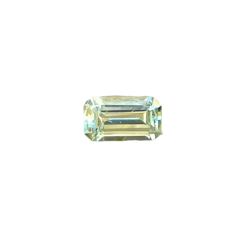 Natural Green Sapphire | 0.70 Carat Emerald Cut | Unheated Madagascar Gemstone - Sapphire pal