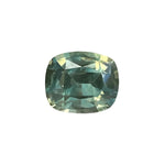 1.35 Carat Cushion Cut Natural Green Sapphire from Madagascar – VVS clarity heated gemstone from Sapphire Pal Australia