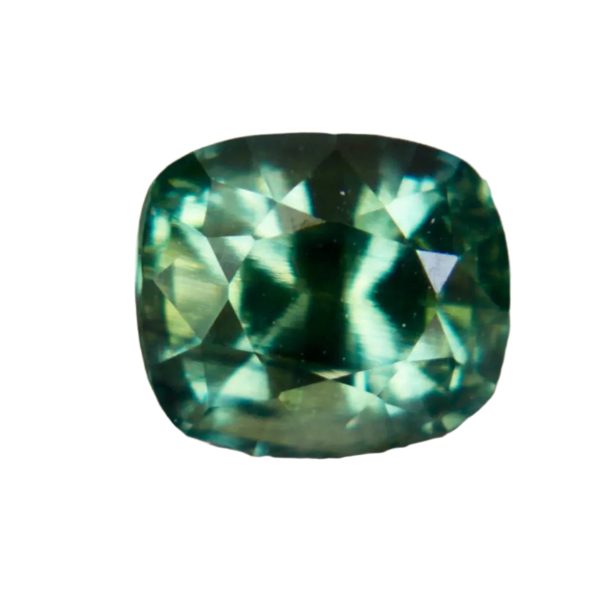 Natural Green Sapphire 0.77 Carat – Cushion Cut | Unheated VVS | Madagascar | Sapphire Pal


