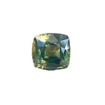 Natural Green Sapphire Cushion Cut 0.76 Carat from Madagascar