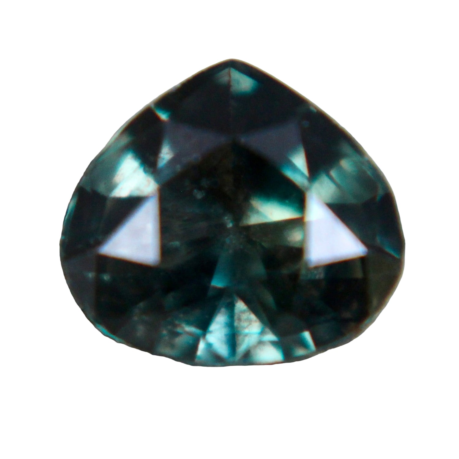 1.03ct Natural Green Sapphire, Ceylon origin, Pear cut, VS clarity, Unheated — Sapphire Pal