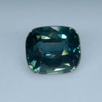 Earth sourced Ceylon green sapphire cushion cut for fine jewelry
