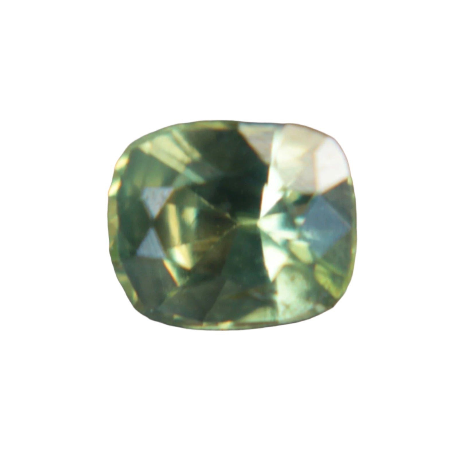 Natural Green Sapphire 1.04 Ct – Cushion Cut | Eye Clean - Sapphire pal