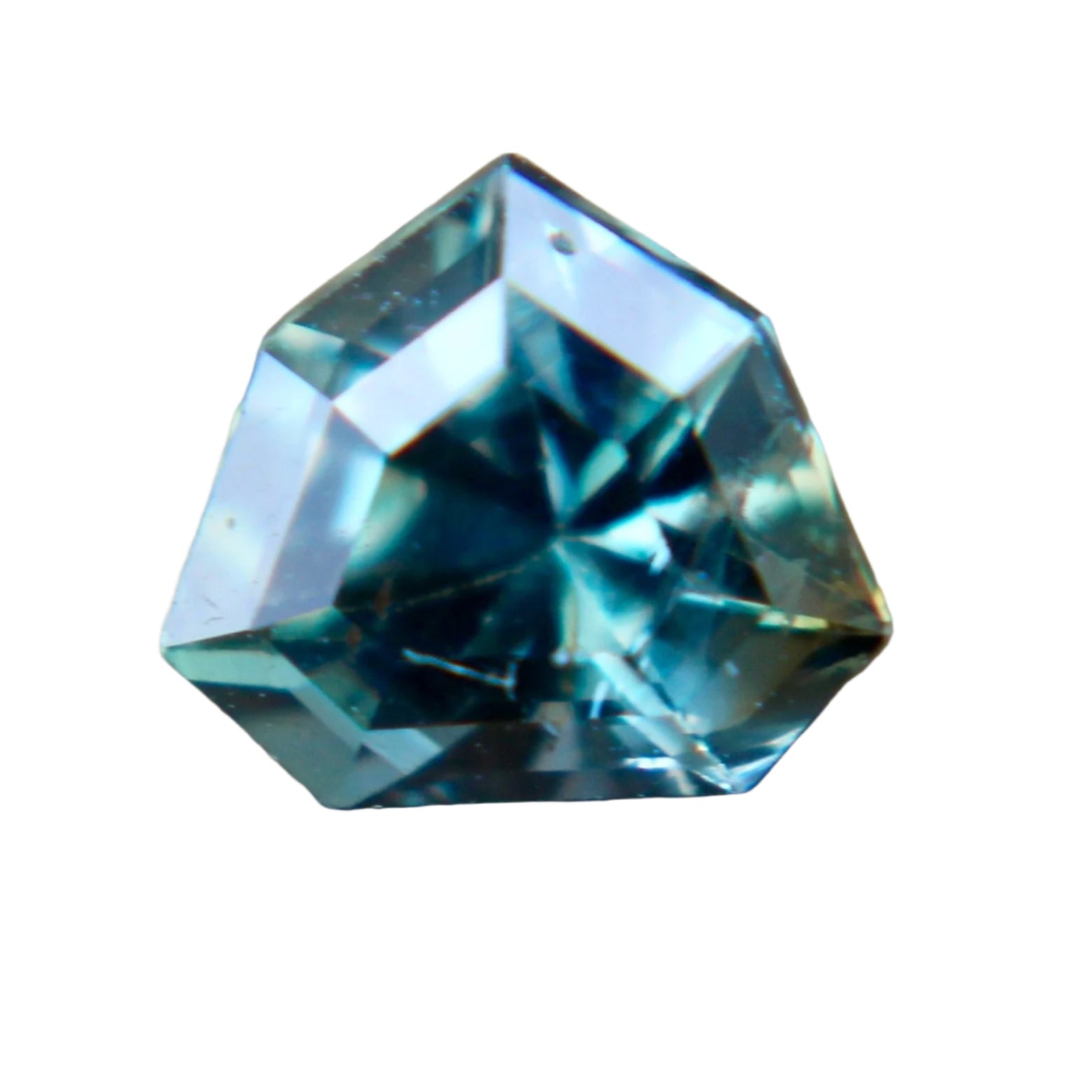 Natural Green Sapphire 0.93ct – Modified Trillion Cut | Ceylon Origin | Loose Unheated Sapphire for Jewellery- Sapphire pal