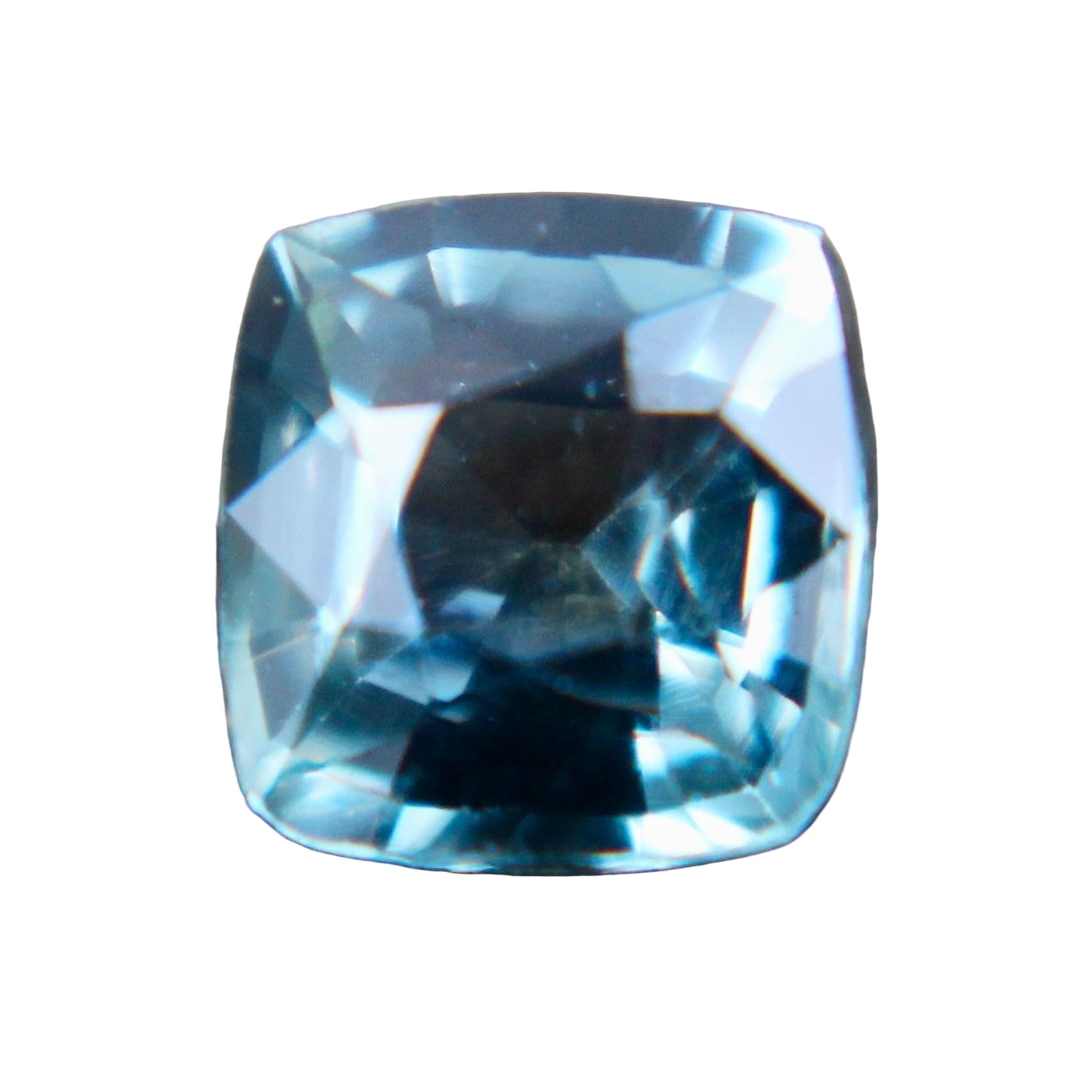0.78ct Natural Green Sapphire, Cushion Cut, Unheated, Eye-Clean — Sapphire Pal