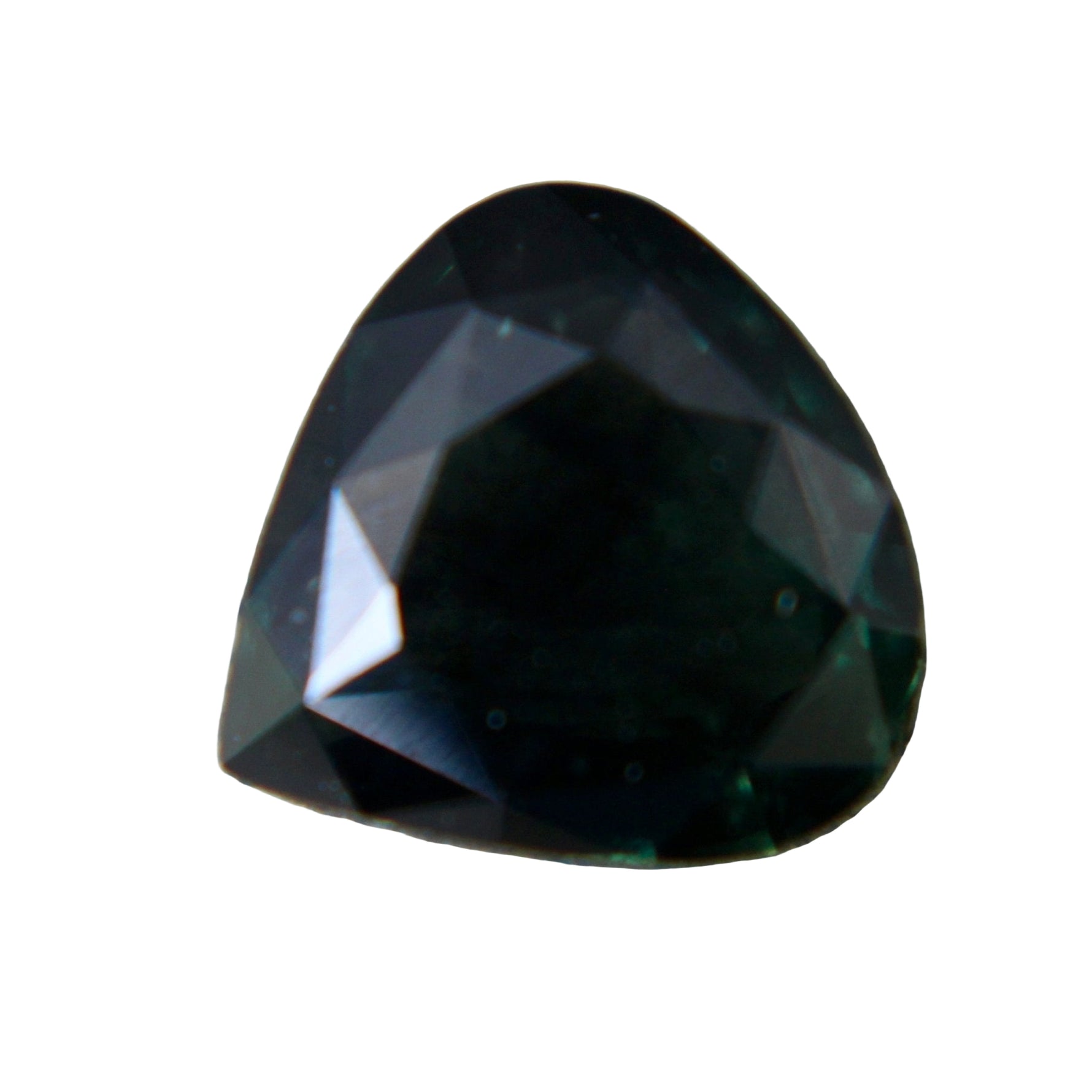 Natural Green Sapphire 2.00 Carat Pear Cut Unheated Gemstone from Ceylon – Sapphire Pal Australia