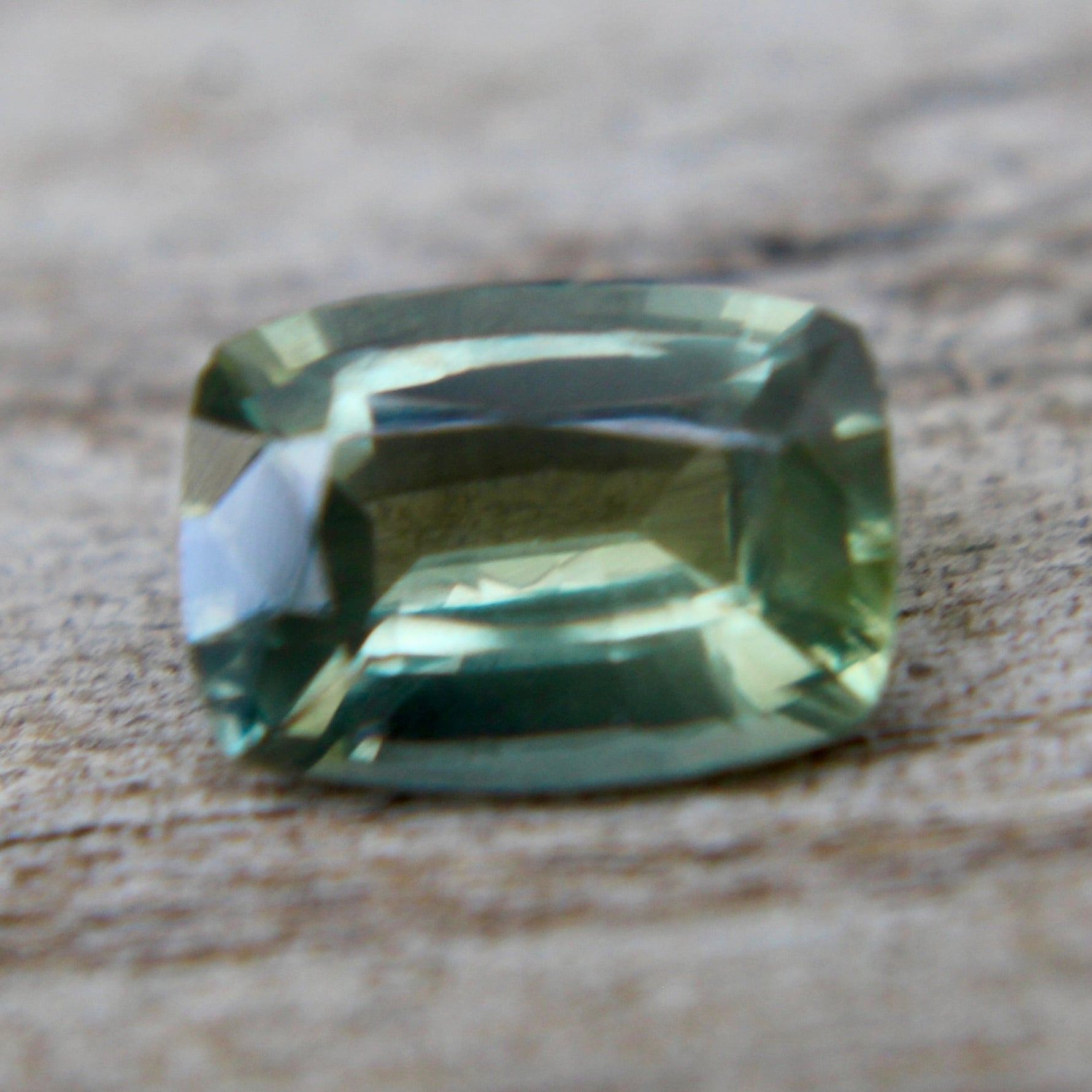 Earth-sourced green sapphire gemstone for fine jewelry designs
