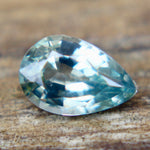 Natural Madagascan green sapphire pear shape gemstone for engagement ring
