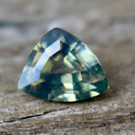 Madagascar green corundum with lively brilliance
