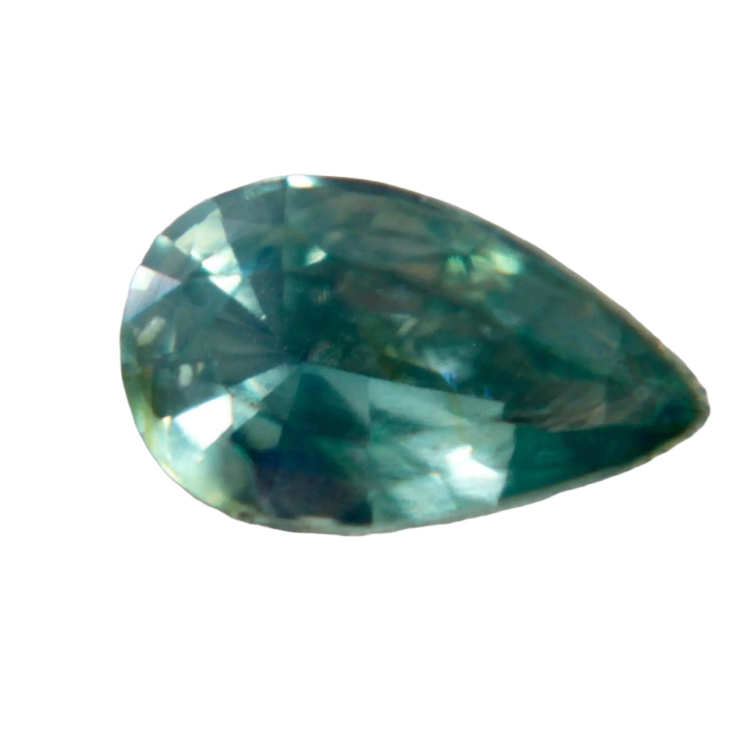 Natural Green Sapphire 1.12ct Pear Cut | Ceylon Origin | Unheated - Sapphire pal
