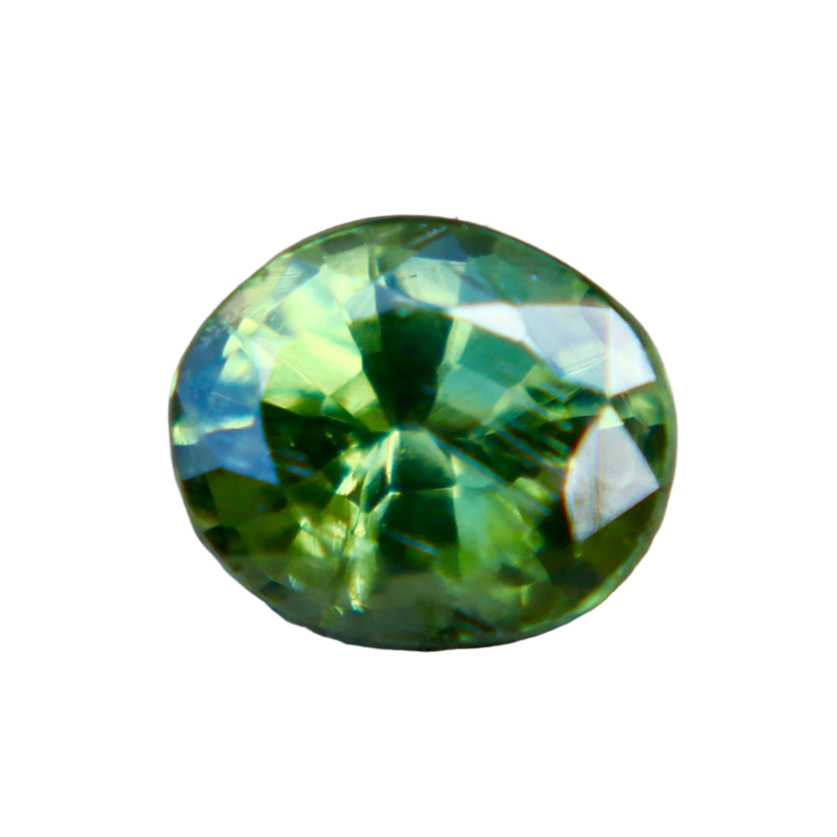 Natural Green Zircon | 0.98 Carat | Oval Cut | Unheated Ceylon Gemstone | Sapphire Pal - Sapphirepal