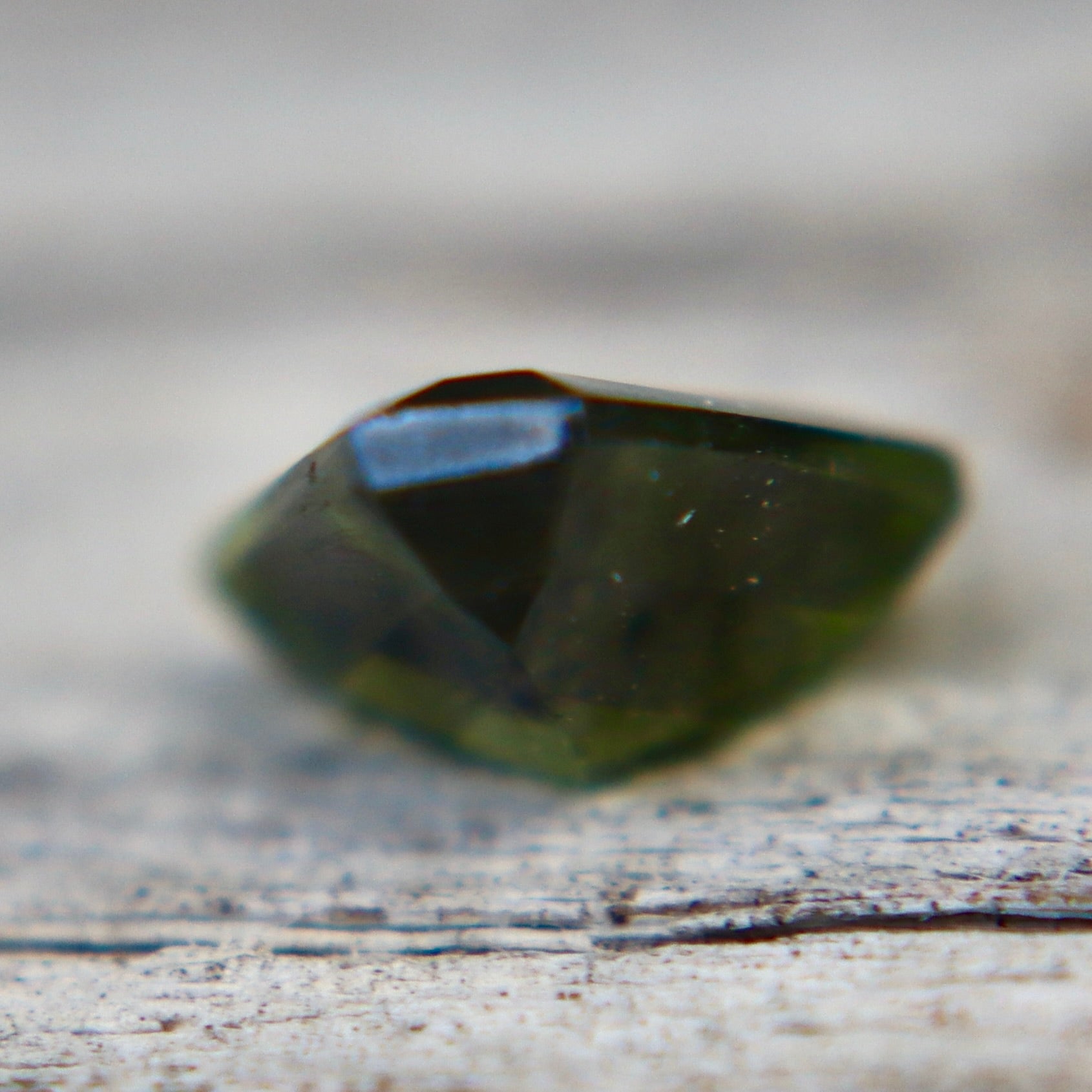Natural Green Zircon | 1.16 Carat | Fancy Cut | Ceylon Origin | Untreated Earth Mined Gemstone - Sapphirepal