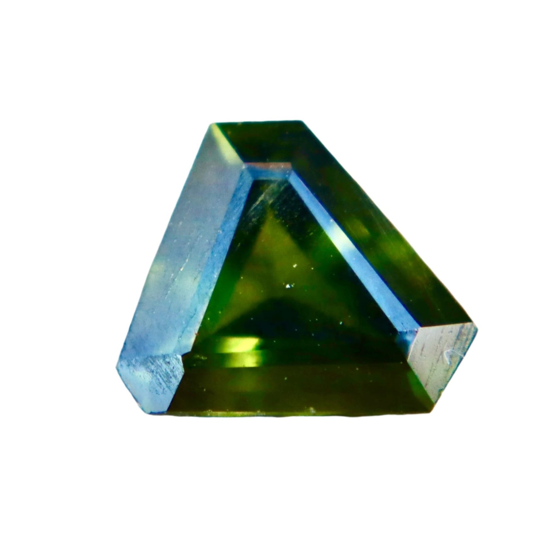 Natural Green Zircon | 1.16 Carat | Fancy Cut | Ceylon Origin | Untreated Earth Mined Gemstone - Sapphirepal