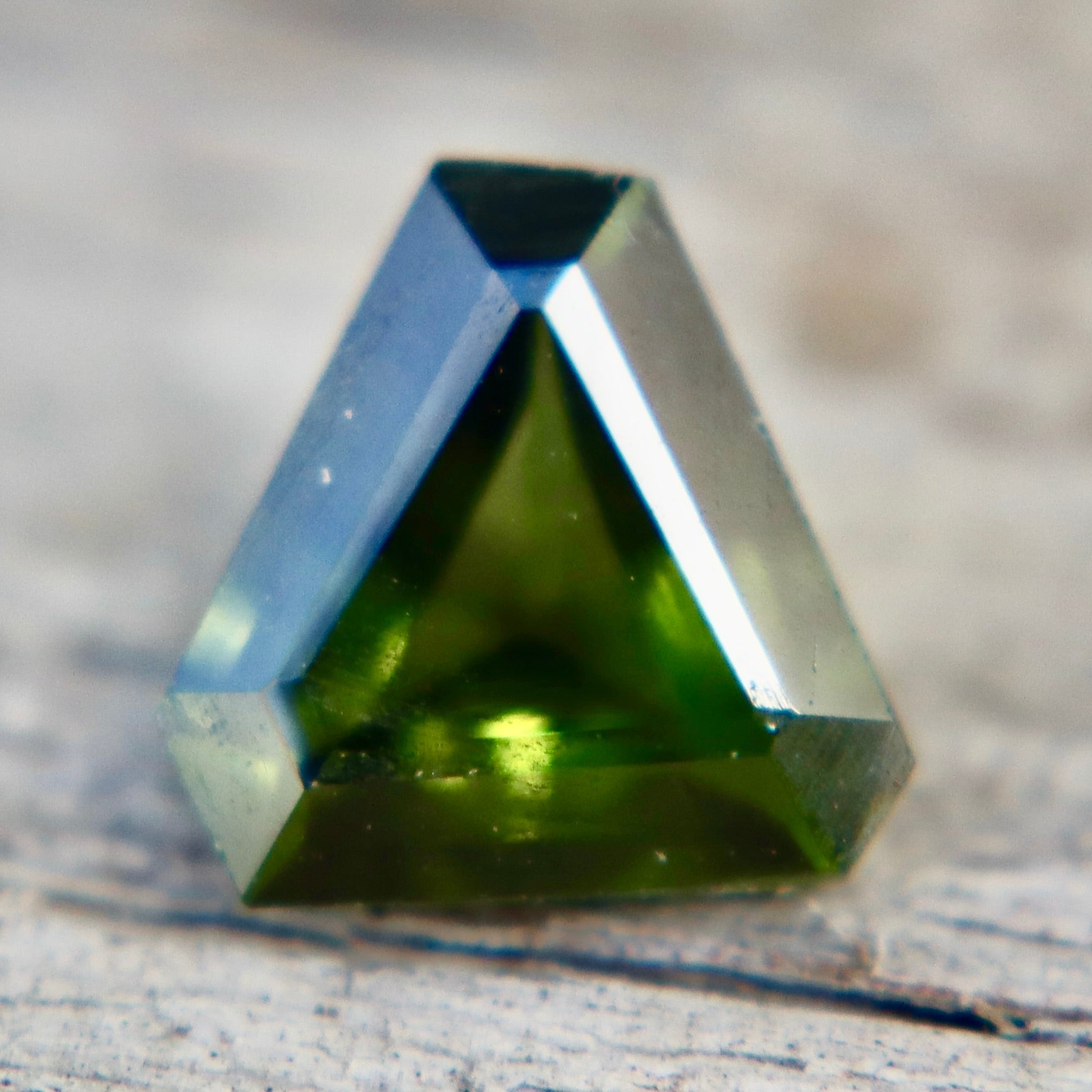 Natural Green Zircon | 1.16 Carat | Fancy Cut | Ceylon Origin | Untreated Earth Mined Gemstone - Sapphirepal