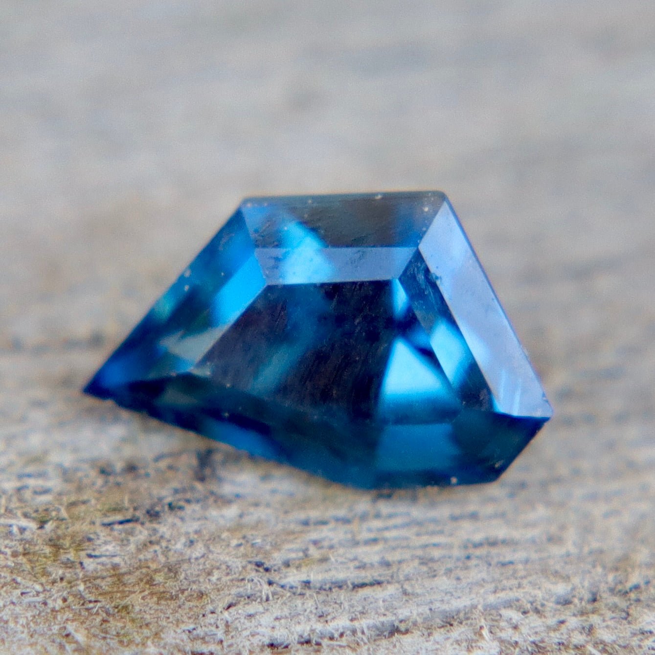Natural Greenish Blue Sapphire – 0.48 Carat | Freeform Cut - Sapphirepal
