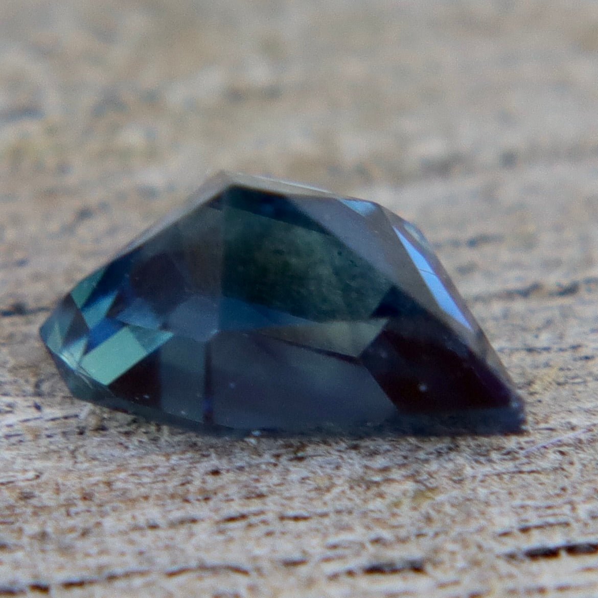 Natural Greenish Blue Sapphire – 0.48 Carat | Freeform Cut - Sapphirepal