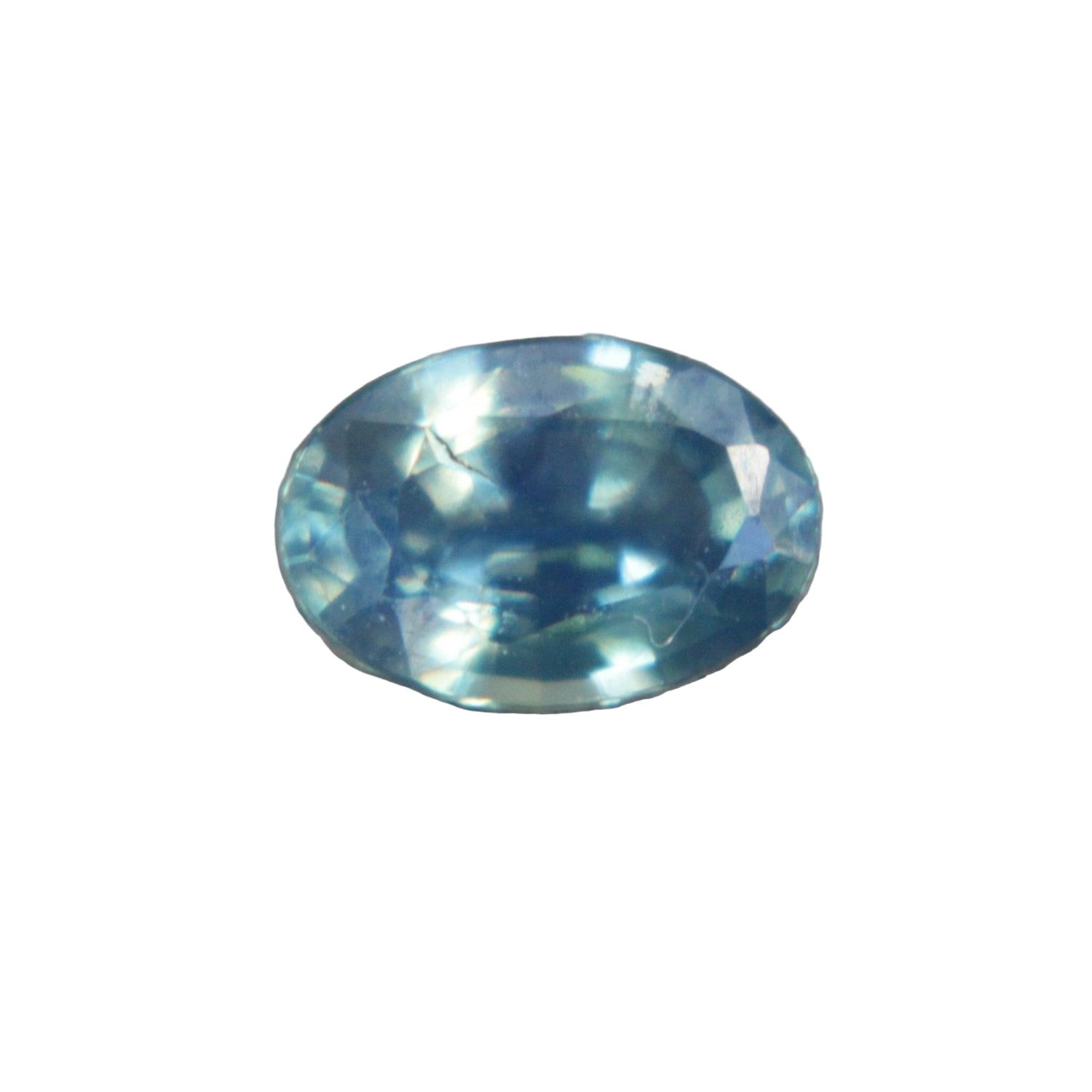 Natural Greenish Blue Sapphire – 0.70 Carat Oval Cut | Unheated Madagascar Gemstone - Sapphire pal
