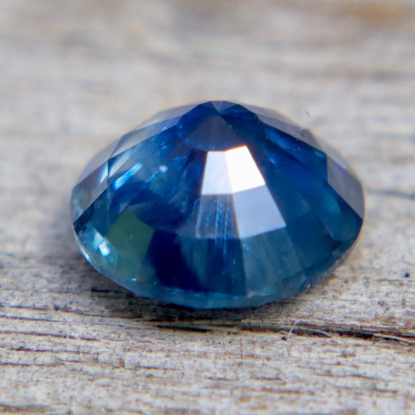 Natural Greenish Blue Sapphire 1.02ct Round Cut | Certified Heated Loose Sapphire - Sapphirepal