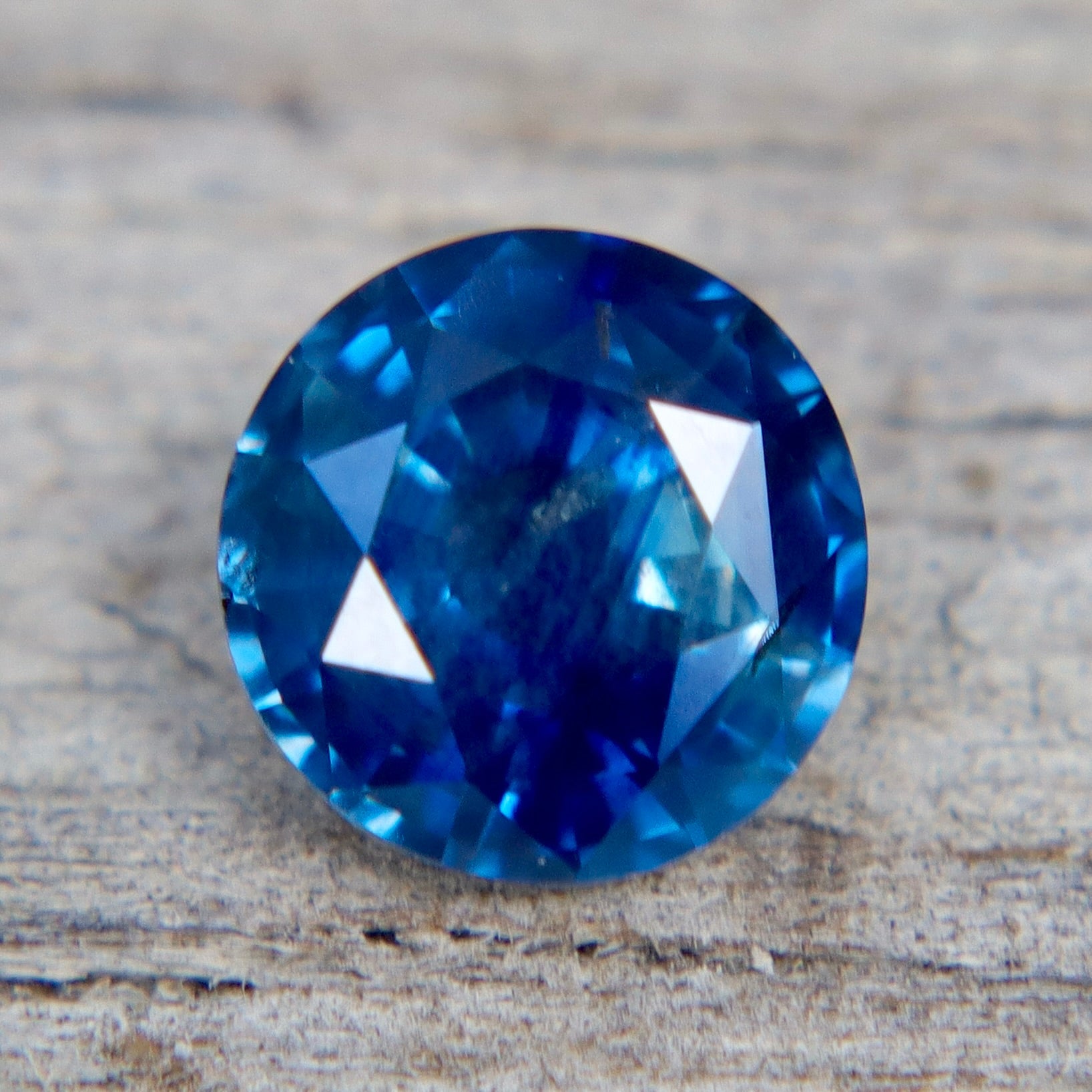 Natural Greenish Blue Sapphire 1.02ct Round Cut | Certified Heated Loose Sapphire - Sapphirepal