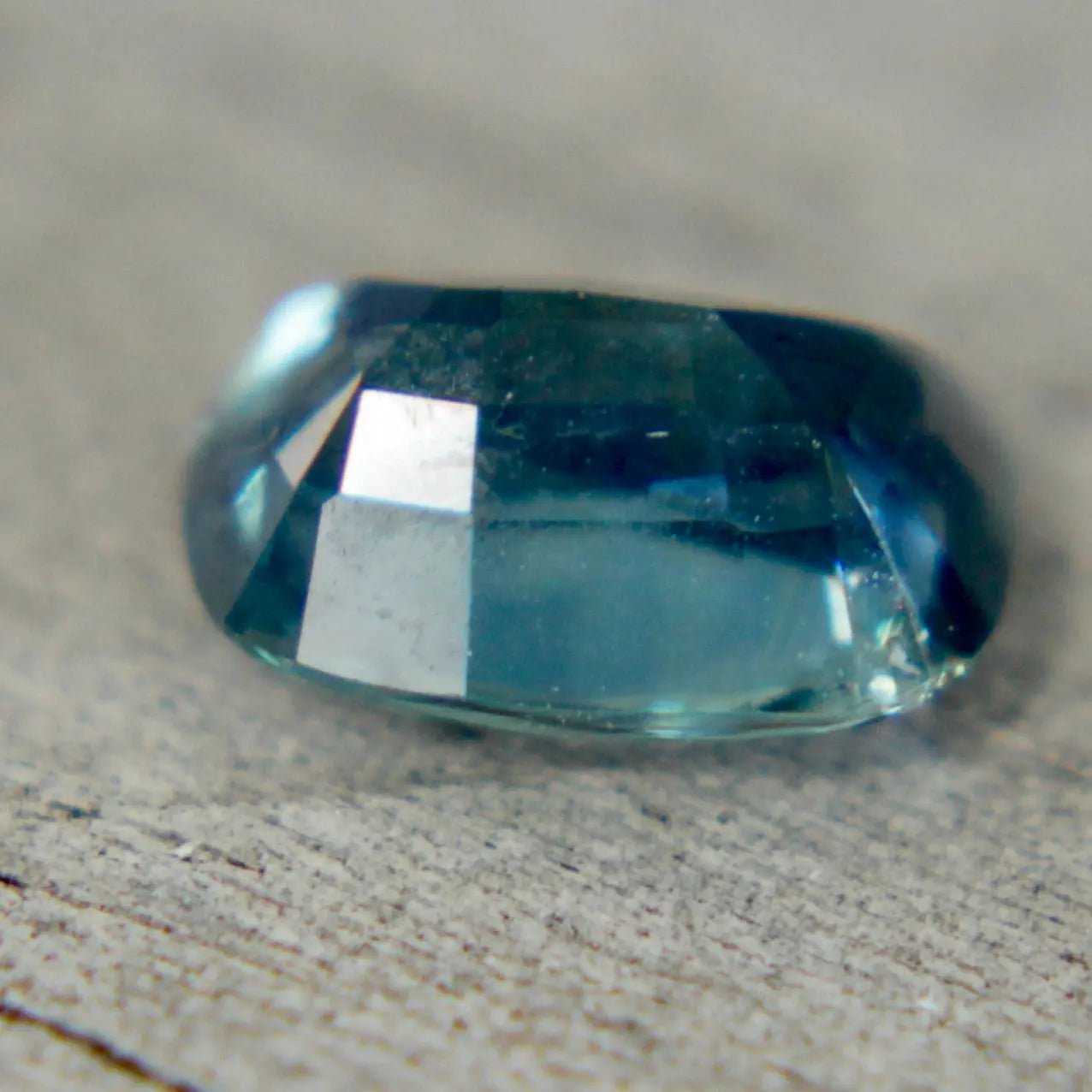 Natural Greenish Blue Sapphire – 1.04 Carat Cushion Cut | Unheated Madagascar Gemstone - Sapphirepal