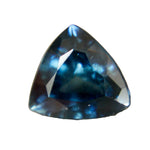 Natural Greenish Blue Sapphire – 1.08 Carat Trillion Cut | Unheated Madagascar Gemstone - Sapphirepal
