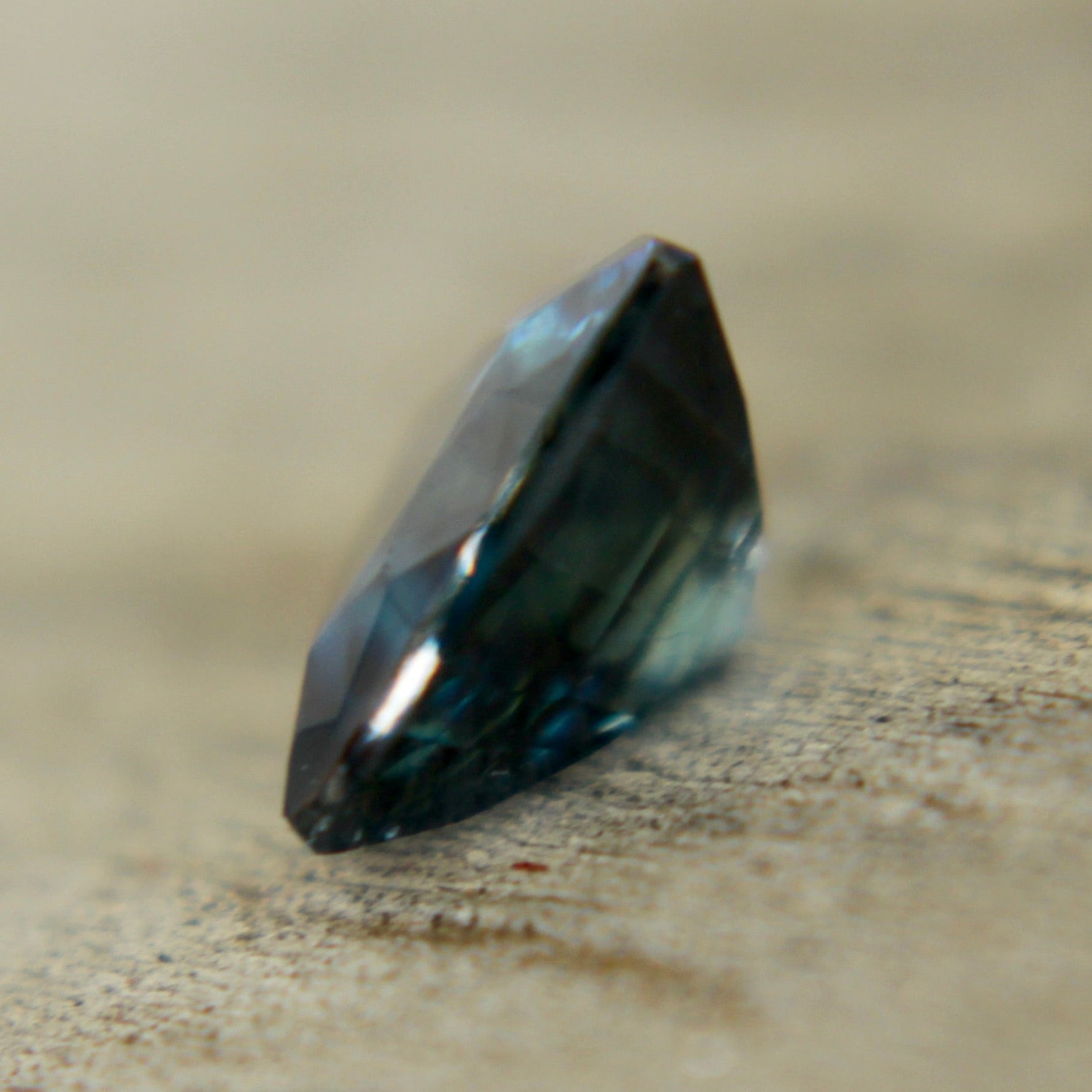 Natural Greenish Blue Sapphire – 1.08 Carat Trillion Cut | Unheated Madagascar Gemstone - Sapphirepal