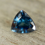 Natural Greenish Blue Sapphire – 1.08 Carat Trillion Cut | Unheated Madagascar Gemstone - Sapphirepal