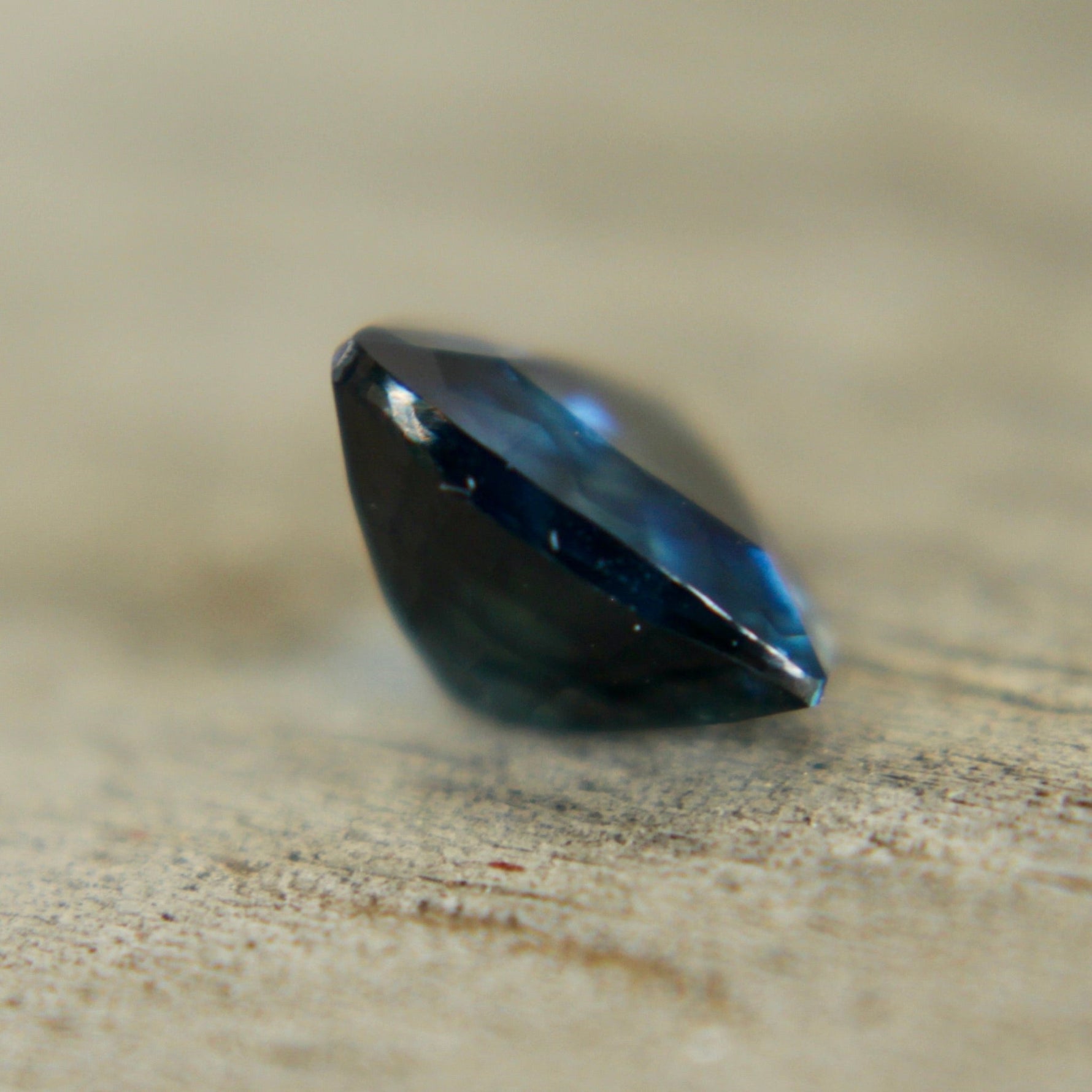 Natural Greenish Blue Sapphire – 1.08 Carat Trillion Cut | Unheated Madagascar Gemstone - Sapphirepal
