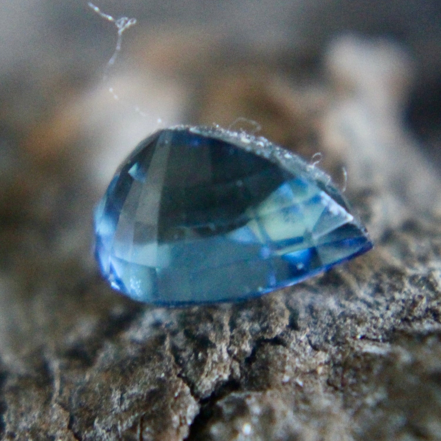 Natural Greenish Blue Sapphire – 1.23 Carat Pear Cut | Unheated | Madagascar - Sapphirepal