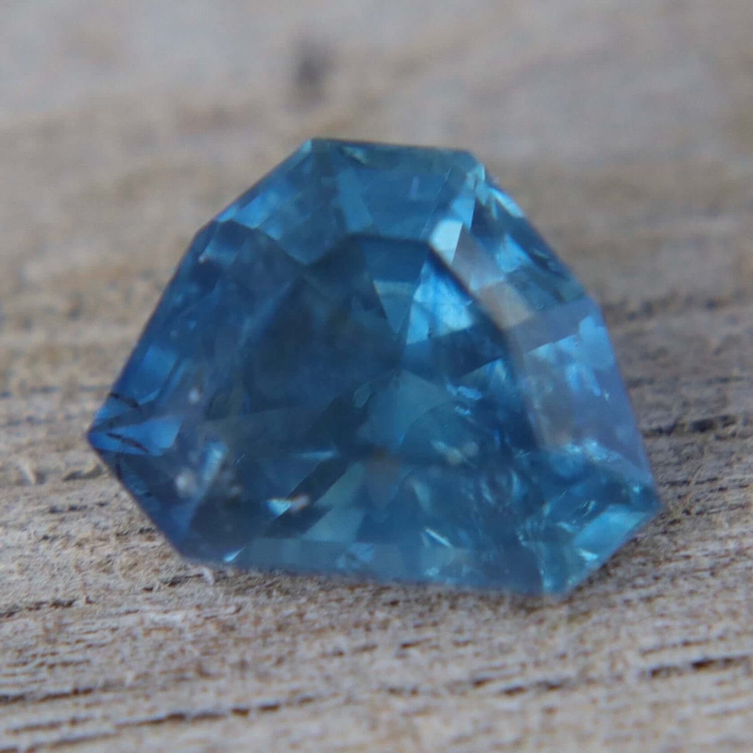 Natural Greenish Blue Sapphire – 1.51 Carat | Freeform Cut Gemstone - Sapphirepal