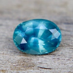 Natural Greenish Blue Sapphire (Oval Cut) 0.80 Carat — Eye - Clean Loose Sapphire - Sapphirepal