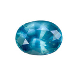 Natural Greenish Blue Sapphire (Oval Cut) 0.80 Carat — Eye - Clean Loose Sapphire - Sapphirepal