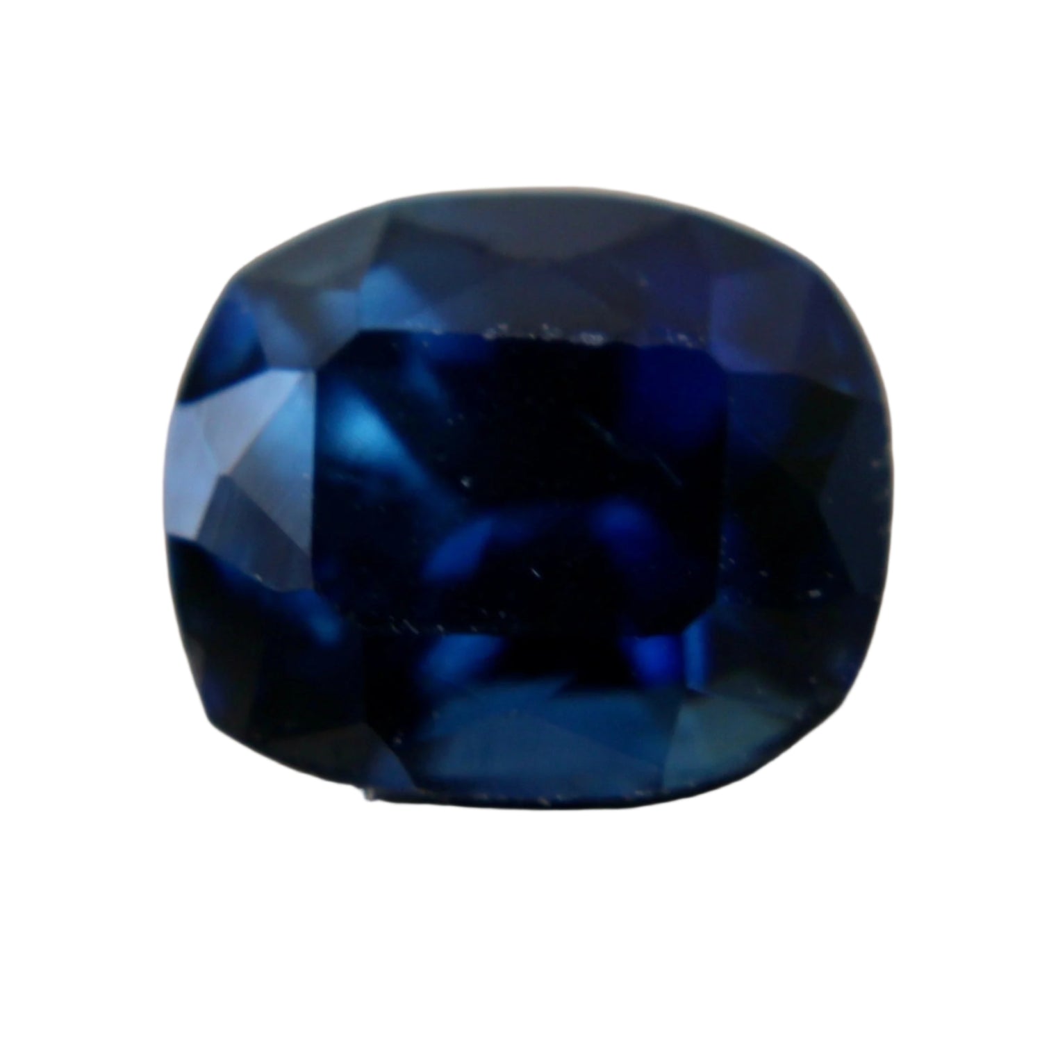 1.72ct Greenish Blue Sapphire – Cushion Cut | Unheated Gemstone - Sapphire pal