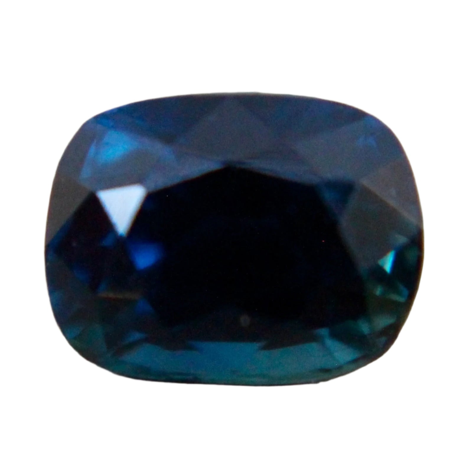 Natural Greenish Blue Sapphire 1.33 Carat Cushion Cut from Madagascar – VS Clarity

