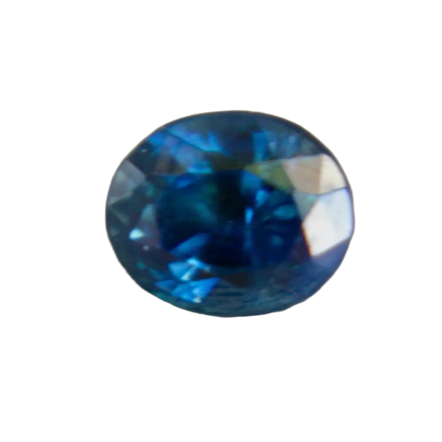 1.00ct Natural Greenish Blue Sapphire | Oval Cut Gem