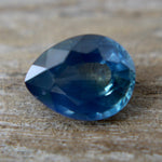 Natural blue green sapphire 0.97ct gemstone for custom ring design