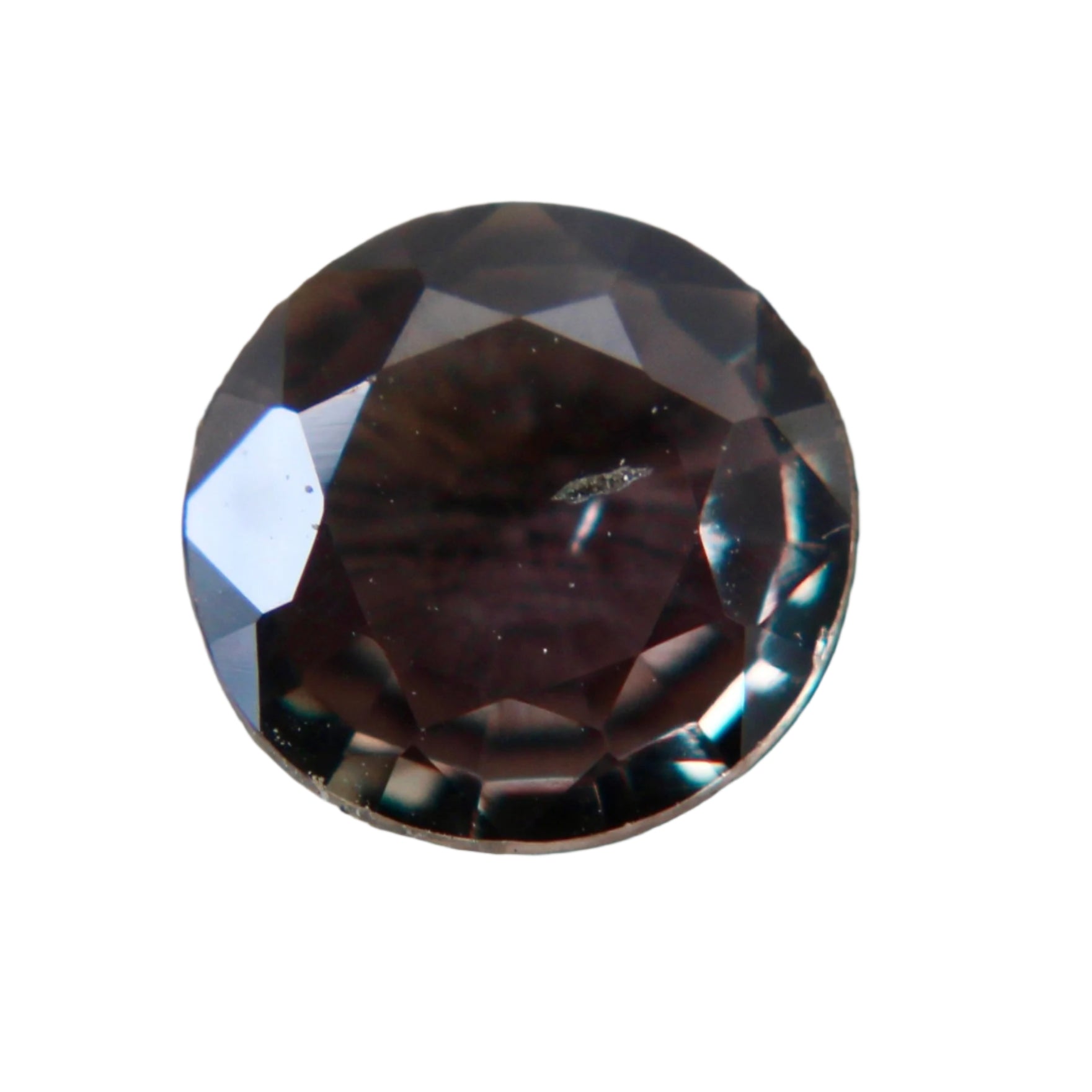 0.61 Carat Greenish Brown Sapphire | Round Cut | Natural Unheated Gemstone | Sapphire Pal Australia