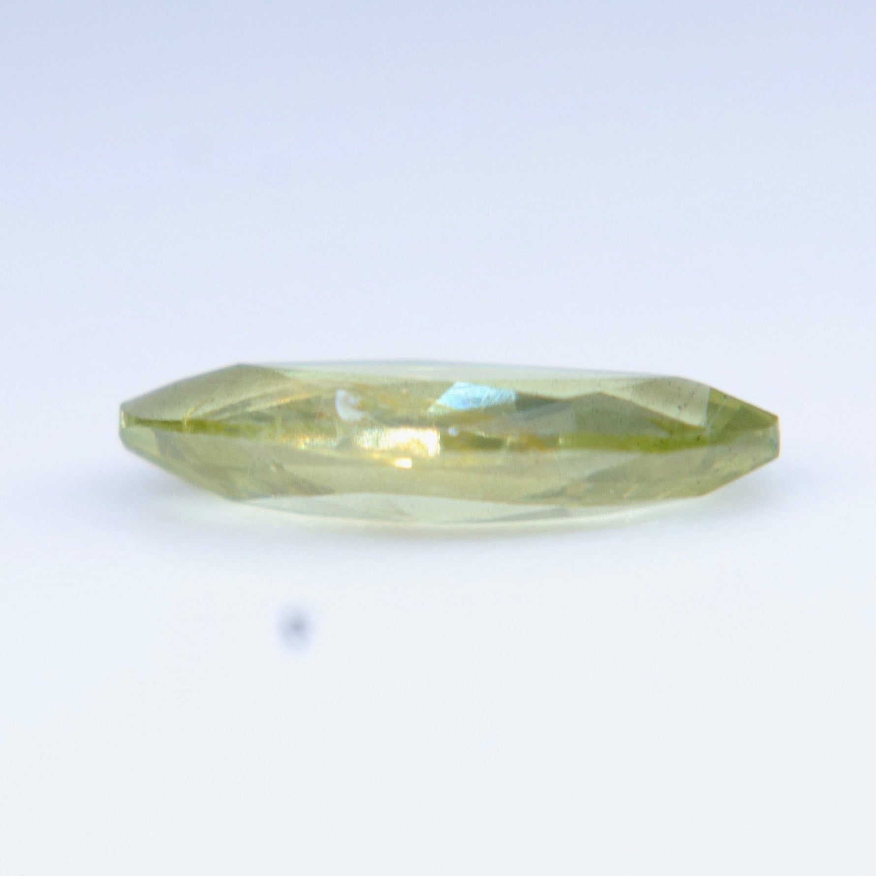 Natural Greenish - Yellow Sapphire 0.84ct — Madagascar, Unheated, Marquise Cut (SI) - Sapphirepal
