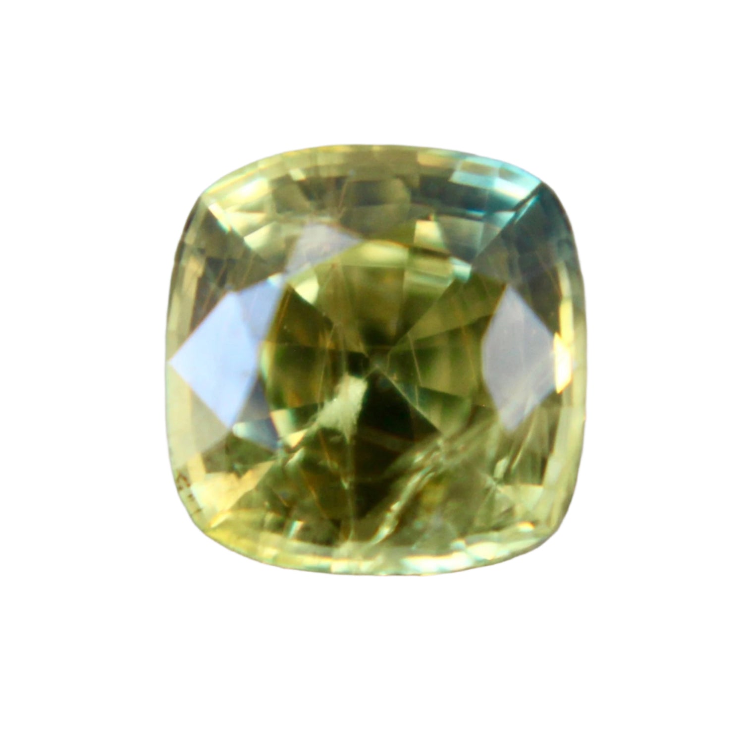 Natural Greenish Yellow Sapphire – 1.27 Carat Rectangular Shaped - Sapphire pal