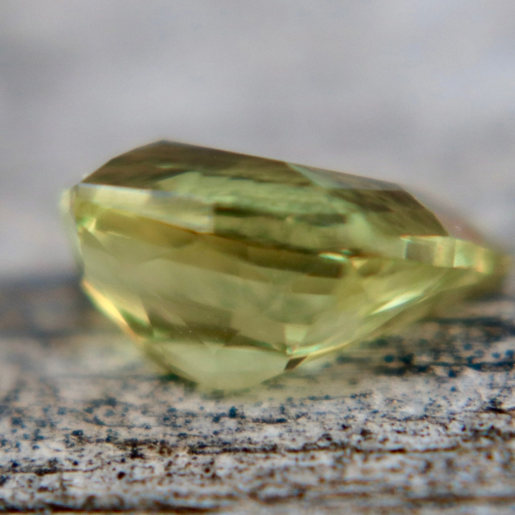 Natural Greenish Yellow Sapphire 1.83 Ct (Unheated) – Australian Freeform VVS Loose Sapphire - Sapphirepal