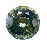 1.12ct Natural Greenish Yellow Sapphire | Round Cut Ceylon Gemstone for Engagement Rings- Sapphire pal